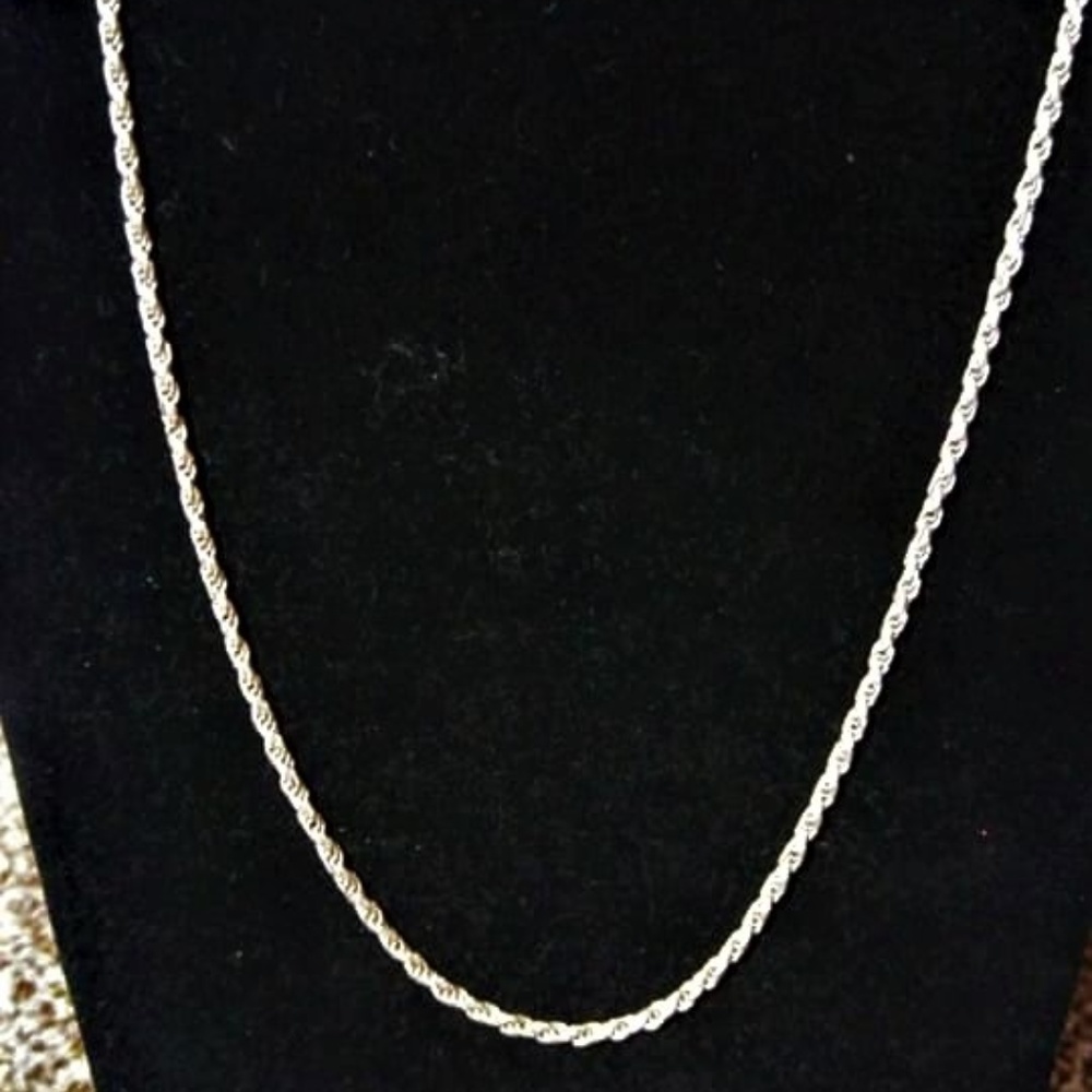 925 silver rope necklace